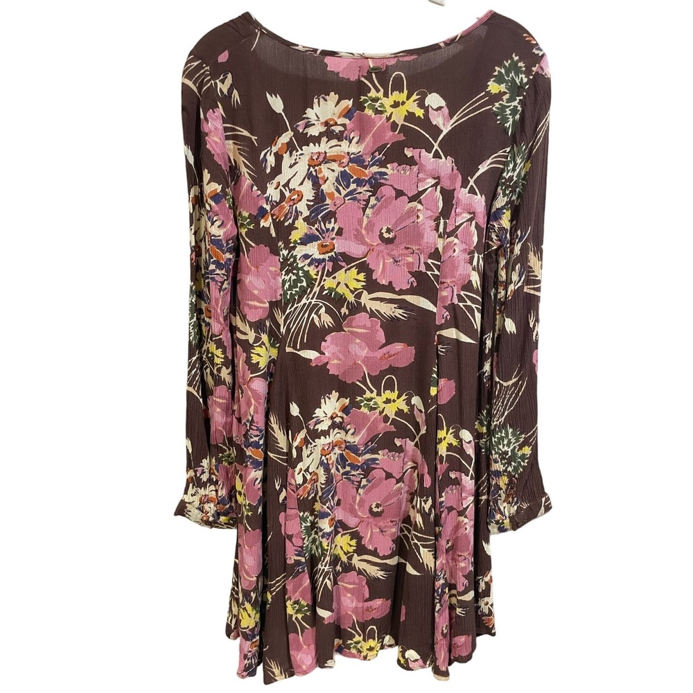 O'Neill Poppit  Floral Long Sleeve Mini Dress Size Small - Picture 9 of 17